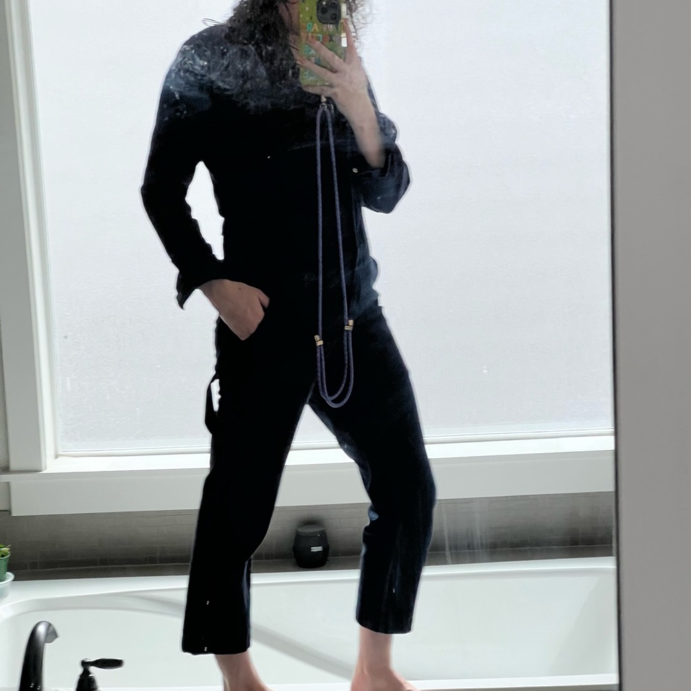 Wildfang jumpsuit navy